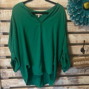 41 Hawthorn Teal Women's Blouse Size XL